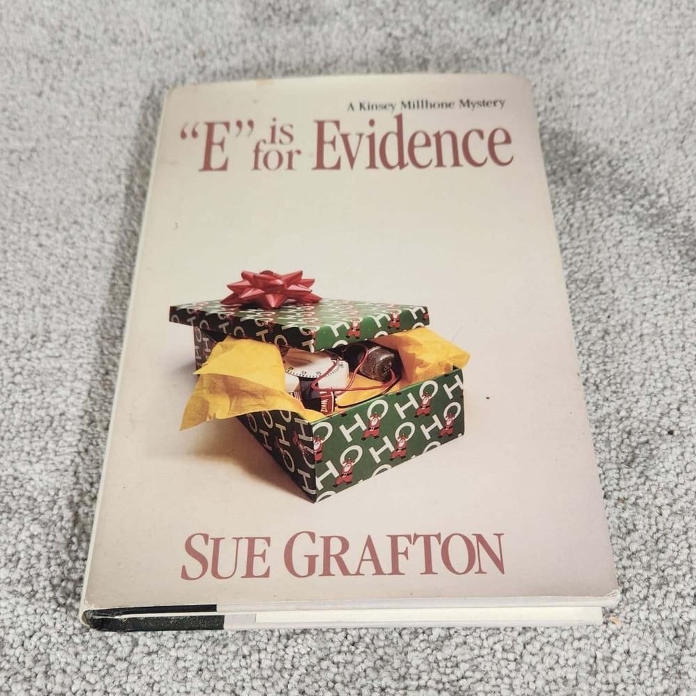 Sue Grafton E is for Evidence Mystery Hardcover Book 1988‎ Kinsey Millhone